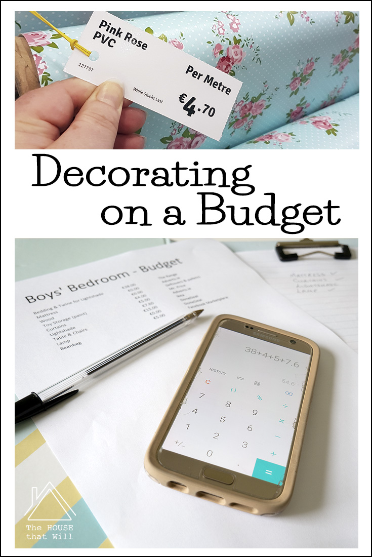 The House that Will | Top Tips for Decorating on a Budget